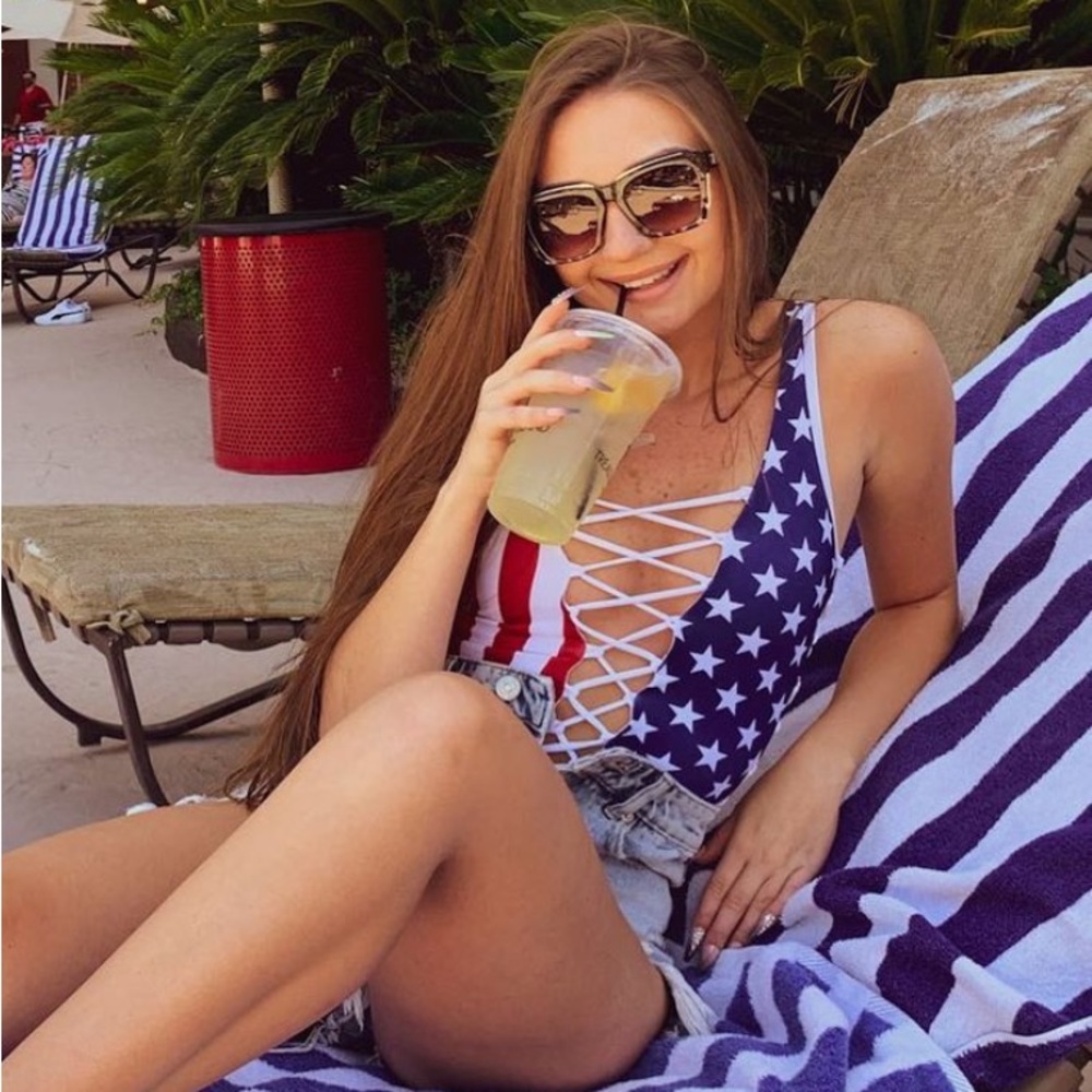 USA flag bikini